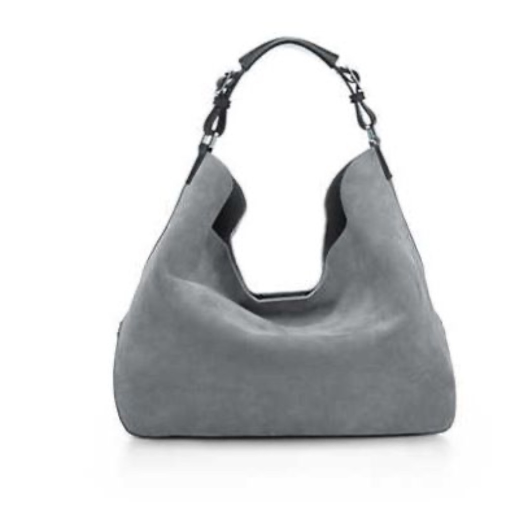 Tiffany & Co® Chelsea Hobo Shoulder Bag Purse | Suede and Smooth Leather